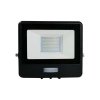Projektor LED V-TAC 20W SAMSUNG CHIP Czujnik Ruchu Czarny Z MUFĄ VT-128S-B 3000K 1510lm 5 Lat Gwarancji