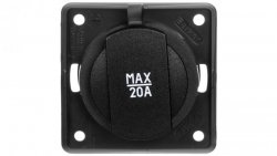 Gniazdo zasilające 24V samochodowe antracyt mat Integro mechanizm 945702505