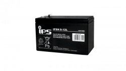 IPSH 9-12L Akumulator AGM 12V 9Ah mocowy, 290W/10min 6-9lat, T2 6,3mm, do UPS