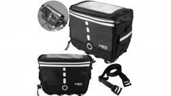 Wodoodporna torba rowerowa 23x18x21x17cm poliester 600D TPU NEO 91-009