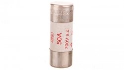 Wkładka bezpiecznikowa cylindryczna 22x58mm 50A aR 700V do półprzewodników FWP-50A22F