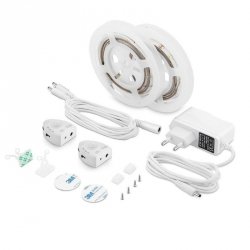 Nocne Oświetlenie LED V-TAC Czujnik Ruchu Podwójne Łóżko 2x1,2mb VT-8068 3000K 260lm 3 Lata Gwarancji