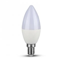 Żarówka LED V-TAC SAMSUNG CHIP 5.5W E14 Świeczka Ściemnialna VT-293D 6400K 470lm 5 Lat Gwarancji