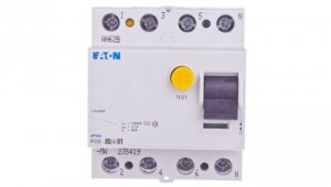 Wyłącznik różnicowoprądowy 4P 80A 0,10A typ AC PFIM-80/4/01-MW 235419