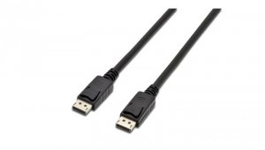 Kabel połączeniowy DisplayPort 1.2 Typ DP/DP, M/M czarny 10m AK-340100-100-S