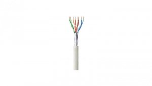 Kabel Skrętka Kat 6 F/UTP Linka 100m Szara 100 Miedzi