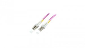 Patchcord światłowodowy OM4 50/125 MM LC-LC Duplex 2m