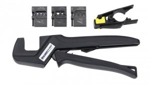 Zaciskarka do złącz MC4, Zaciskarka SOLAR KIT PROFI do złączek MC4 - SOLAR, pozycjoner do mc4 / ściągacz izolacji 2,5-6 mm2