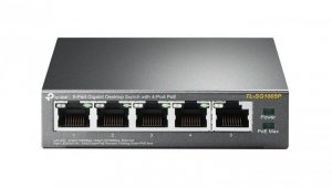Switch TP-LINK TL-SG1005P (5x 10/100/1000Mbps)