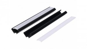 Profil led PCV Corner 22x12 2m czarny ML