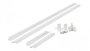 Ramka natynkowa do Panel LED 120x30 biała LOP902W