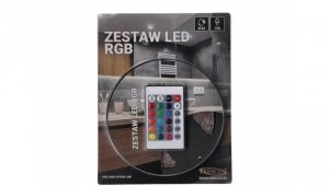 Zestaw led RGB 36W 150led 24key IP65 blister