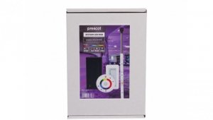 Zestaw led RGB 36W 150led pilot okrągły biały pudełko