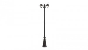 OPRAWA OGRODOWA, 2xE27, IP44, AC220-240V, 50-60Hz, SŁUPEK, CZARNA 8688