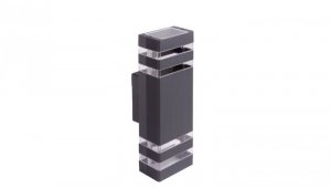 Oprawa elewacyjna OE-1S 2XGU10 110x100x320 ANTRACYT IP54 EC79005