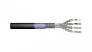 Kabel teleinformatyczny S/FTP 4x2xAWG23 kat.7 PE zewnętrzny suchy DK-1741-VH-05-OD /50m/