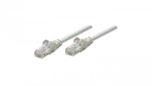 Patch Cord Cat5E UTP 5,0M Szary 100 Miedź 319812