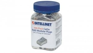 Wtyk modularny RJ45 Cat5e 3-ząbkowy na drut 790574 /100szt./