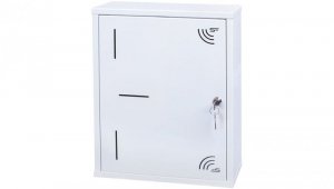 Szafka multimedialna lokalowa 340x420x90mm biała natynkowa
