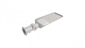 Oprawa Uliczna LED 50W 5000lm 6500K regulowany uchwyt sensor zmierzchu Diody SAMSUNG IP65 Szara 5 Lat Gwarancji 20433