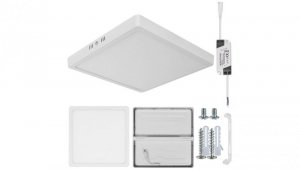 Plafon kwadrat natynkowy LED 24W 4000K 1800LM neutralny