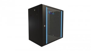 Szafa rack montowana na ścianie Extralink 12U 600x450 Czarna