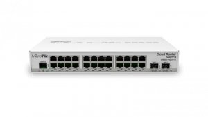 Switch 24x RJ45 1000Mb/s, 2x SFP+ MikroTik CRS326-24G-2S+IN
