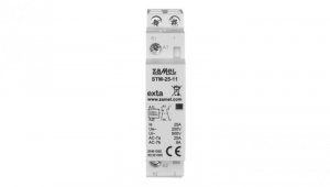 Stycznik modułowy instalacyjny 25A 1Z+1R 230V AC typ: STM-25-11 EXT10000290