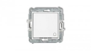 MINI Mechanizm łącznika zwierny dzwonek biały mat 25MWP-4
