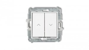MINI Mechanizm łącznika żaluzjowego z podtrzymaniem biały mat 25MWP-88