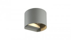 LED line LITE Kinkiet zewnętrzny LED aluminium 2x3W 4000K IP54 szary CILINDER 3 lata gwar.