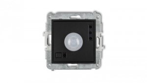 ICON Mechanizm elektronicznego czujnika ruchu czarny mat 12ICR-1