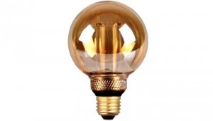 Żarówka Dekoracyjna LED E27 G80 4W 200lm 1800K Ciepła 320 DecoVintage Amber Pillar GOLDLUX