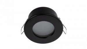 Oprawa Halogenowa Podtynkowa Podbitka Łazienkowa Hermetyczna AQUS GU10 LUMILED Czarna IP44 STAŁA