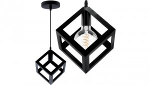Lampa wisząca TALUS geometryczna kwadrat ZWIS do LED 1x E27 LUMILED
