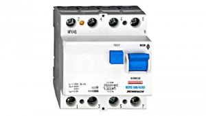 Wyłącznik różnicowoprądowy 100A/3+n/300mA/typ AC,10kA Seria BC
