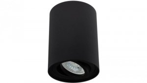 Oprawa Natynkowa HALOGENOWA Spot Tuba Ruchoma AMAT-L GU10 Okrągła Czarna 115mm LUMILED