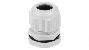 Dławnica kablowa 14-18mm IP67 gwint calowy jasnoszara PG21