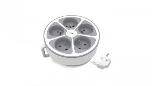 Przedłużacz stały 5x z włącznikiem 2m PS-570WS/O/2 E W-30014