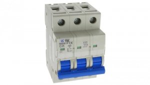 Wyłącznik instalacyjny nadprądowy nadmiarowoprądowy 3P 3M C 25A 6kA 490457 EBS9B
