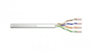 Kabel instalacyjny DIGITUS kat.5e U/UTP B2ca AWG 24/1 LSOH szary DK-1516-VH-5 /500m/