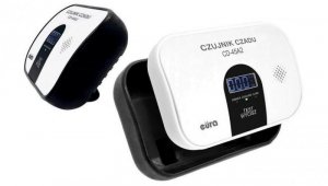 Czujnik czadu EURA CD-45A2 wolnostojący, bateryjny, wyswietlacz LCD