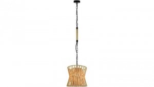 Lampa sufitowa VARBERG IL MIO w stylu boho stal + sznur 1xE27 Goldlux