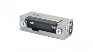 Elektrozaczep ES1-002, do furtek, ze stalowym zaczepem, z pamięcią 12V AC/DC