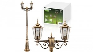 Latarnia Ogrodowa LED 2m 2xE27 Zewnętrzna BELLIS LUMILED