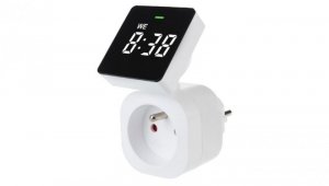 Programator czasowy wyłącznik cyfrowy TIMER do gniazda 230V GreenBlue GB610e
