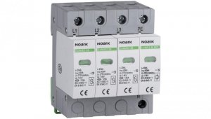 Ogranicznik przepięć SPD 3-fazowy 3+N/PE (Typ 2) 4P 20kA/40kA NOARK