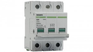 Rozłącznik izolacyjny 63A 3-biegunowy 3P (400V AC) 3-modułowy NOARK