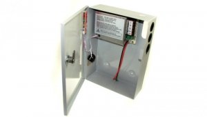 Zasilacz CCTV back up z kontrolą skrzynka 12V/5A