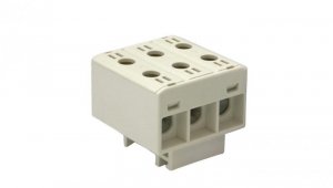 Złączka szynowa uniwersalna ETB 35/1x3 (L1,L2,L3) Al/Cu elektryczna śrubowa 6 otworów do kabli Elektro Becov